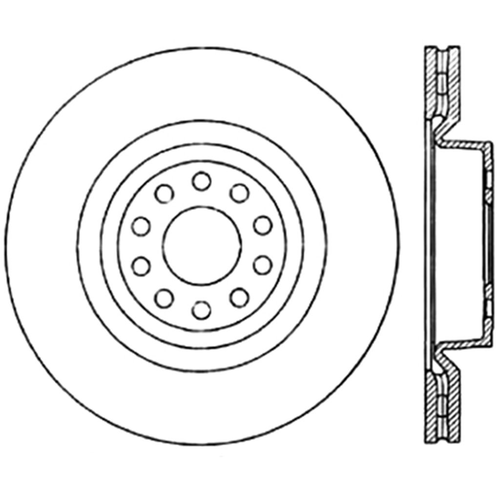 Sport Drilled and Slotted Brake Rotor