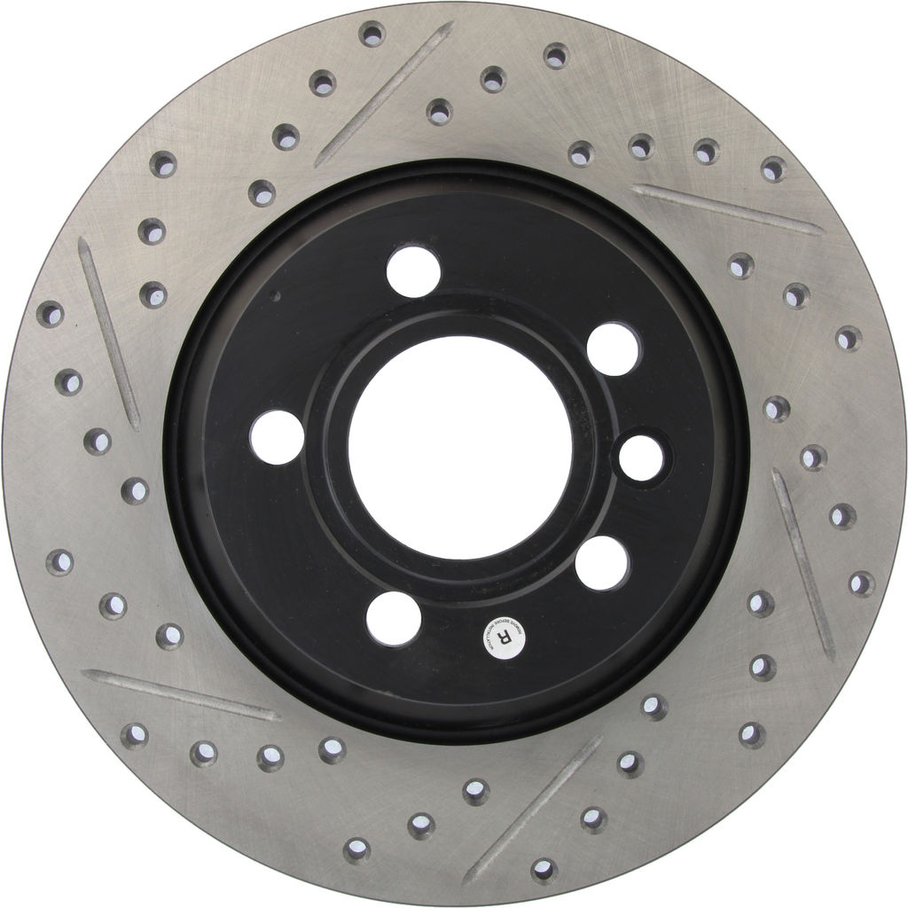 Stoptech 127.33076CR - Sportstop Cryo Drilled and Slotted Brake Rotor