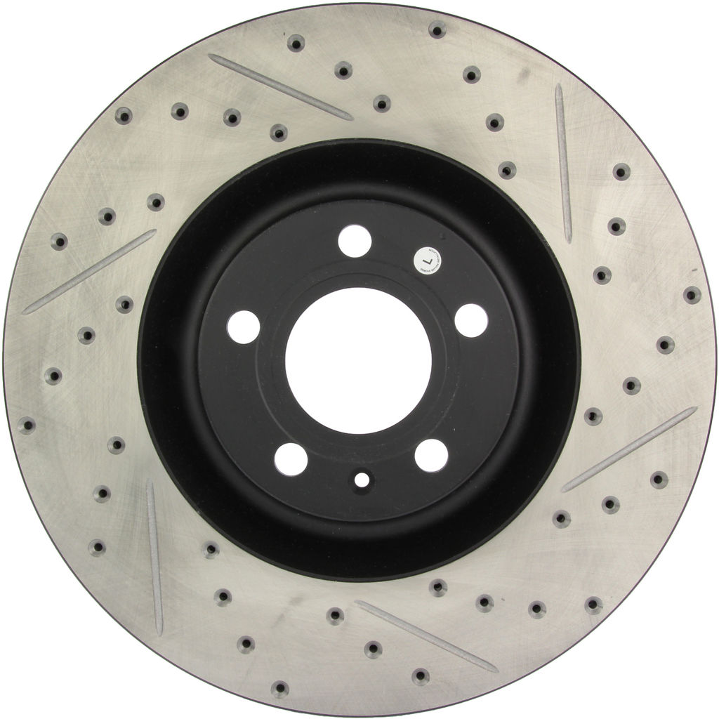 Stoptech 127.33087CL - Sportstop Cryo Drilled and Slotted Brake Rotor