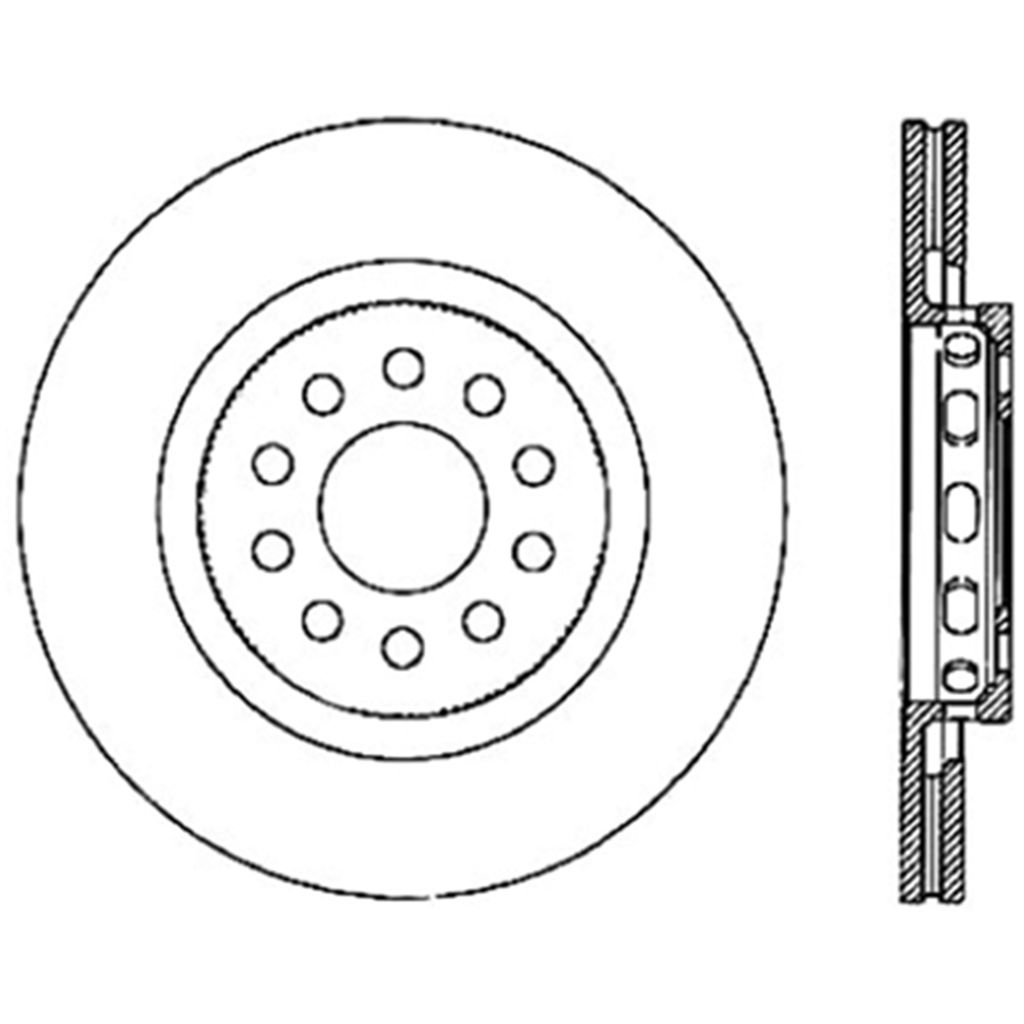 Sport Drilled and Slotted Brake Rotor
