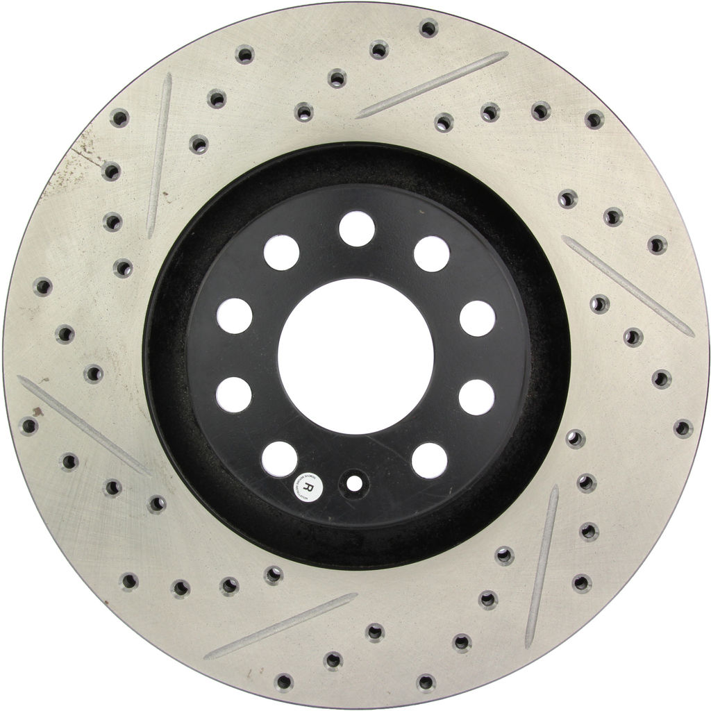 Stoptech 127.33096CR - Sportstop Cryo Drilled and Slotted Brake Rotor