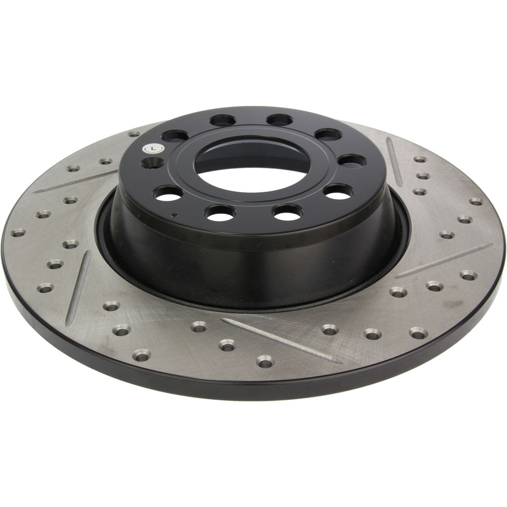 Stoptech 127.33099L - Sport Drilled and Slotted Brake Rotor