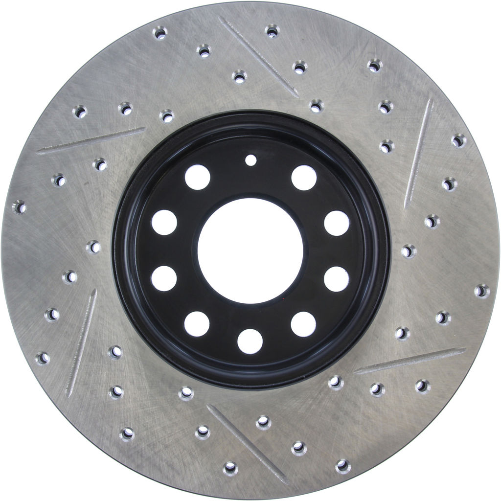 Stoptech 127.33110R - Sport Drilled and Slotted Brake Rotor