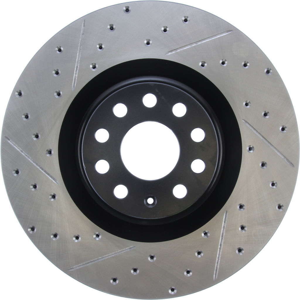 Stoptech 127.33112CR - Sportstop Cryo Drilled and Slotted Brake Rotor