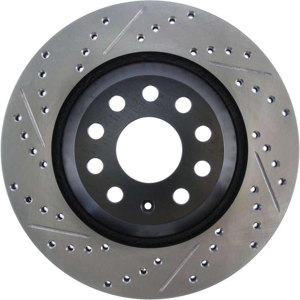 Stoptech 127.33113R - Sport Drilled and Slotted Brake Rotor