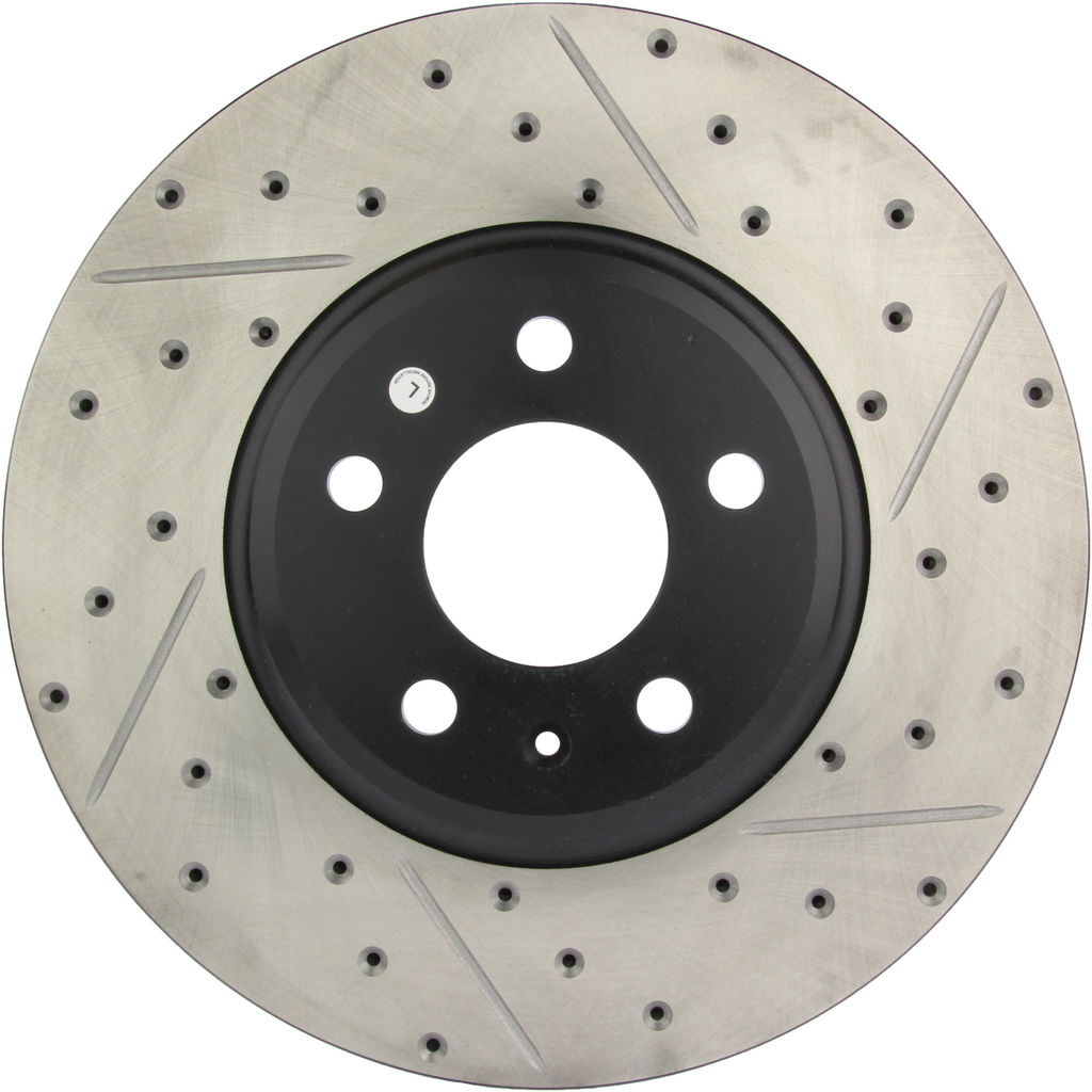 Stoptech 127.33123CL - Sportstop Cryo Drilled and Slotted Brake Rotor