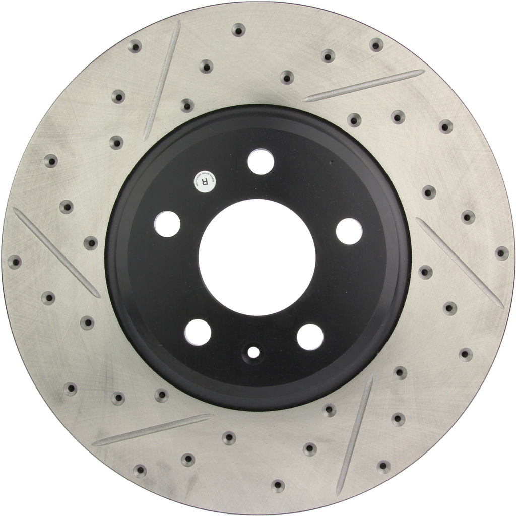 Stoptech 127.33123CR - Sportstop Cryo Drilled and Slotted Brake Rotor