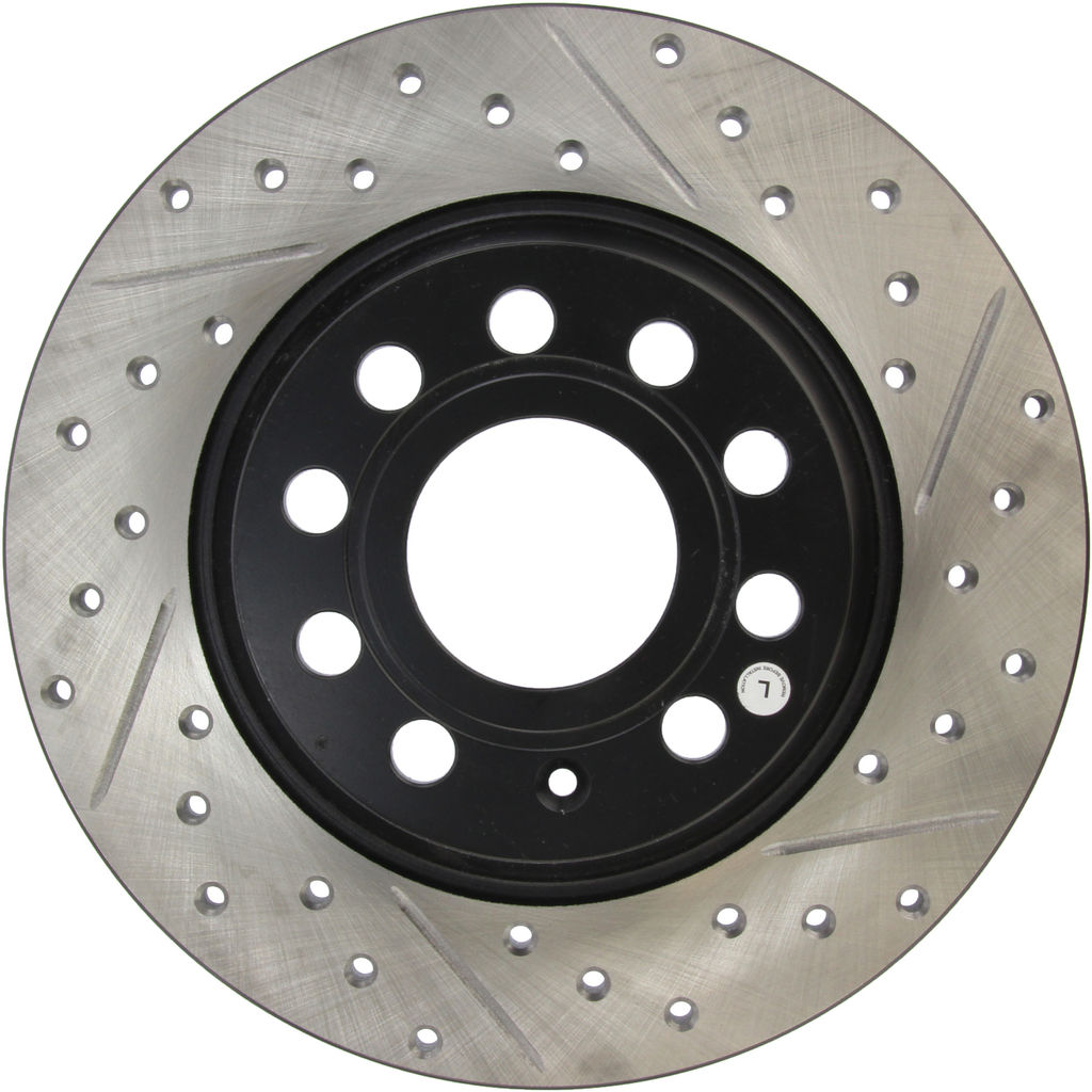 Stoptech 127.33129L - Sport Drilled and Slotted Brake Rotor