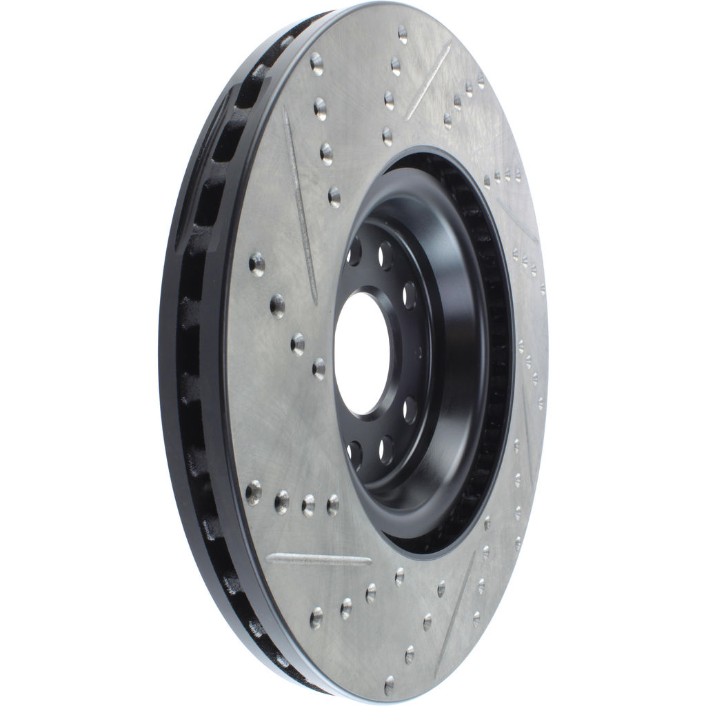 Stoptech 127.33144L - Sport Drilled and Slotted Brake Rotor