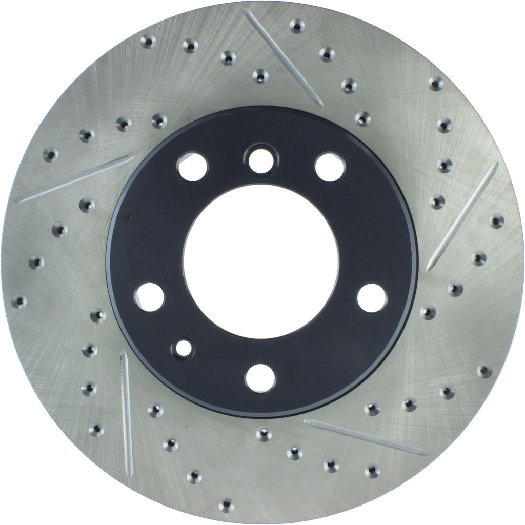 Stoptech 127.34024L - Sport Drilled and Slotted Brake Rotor