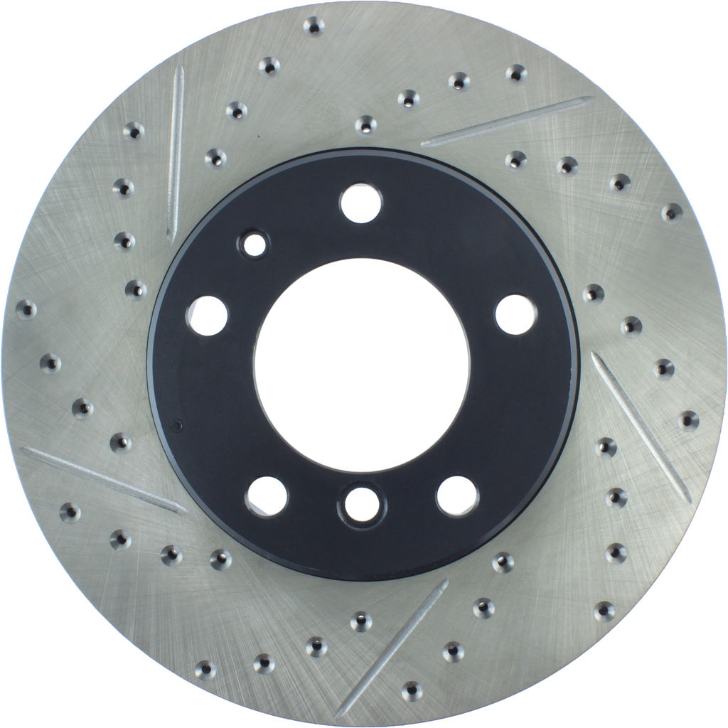 Stoptech 127.34024R - Sport Drilled and Slotted Brake Rotor