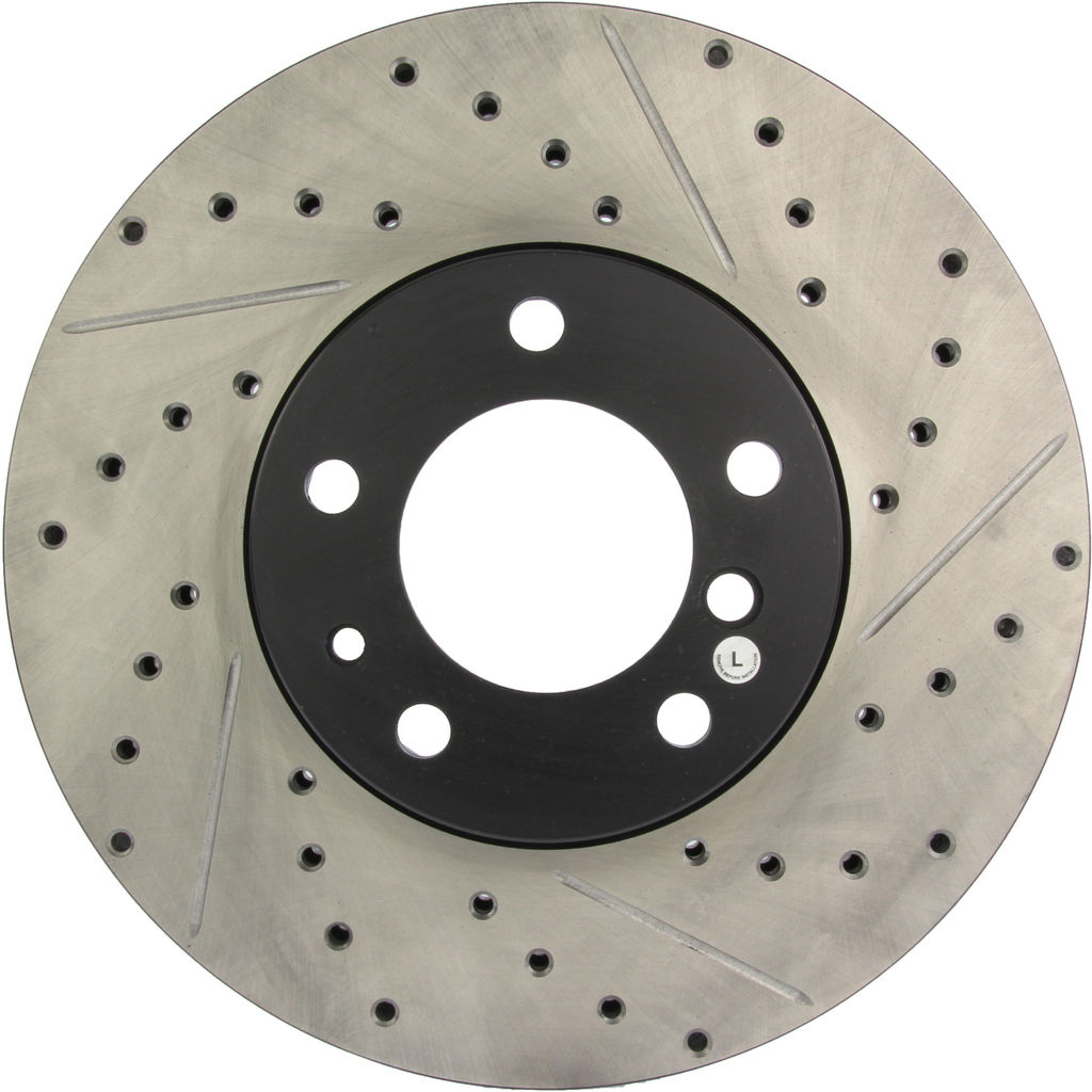 Stoptech 127.34031L - Sport Drilled and Slotted Brake Rotor