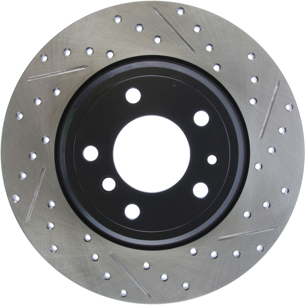 Stoptech 127.34032CL - Sportstop Cryo Drilled and Slotted Brake Rotor