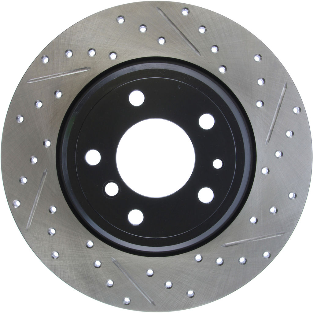 Stoptech 127.34032L - Sport Drilled and Slotted Brake Rotor