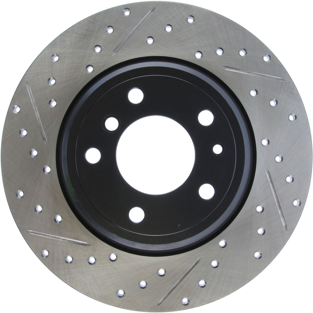 Stoptech 127.34032R - Sport Drilled and Slotted Brake Rotor