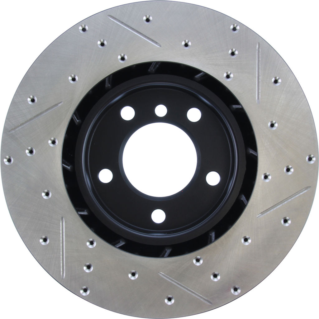 Stoptech 127.34039R - Sport Drilled and Slotted Brake Rotor