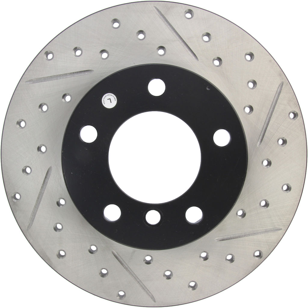Stoptech 127.34040CL - Sportstop Cryo Drilled and Slotted Brake Rotor