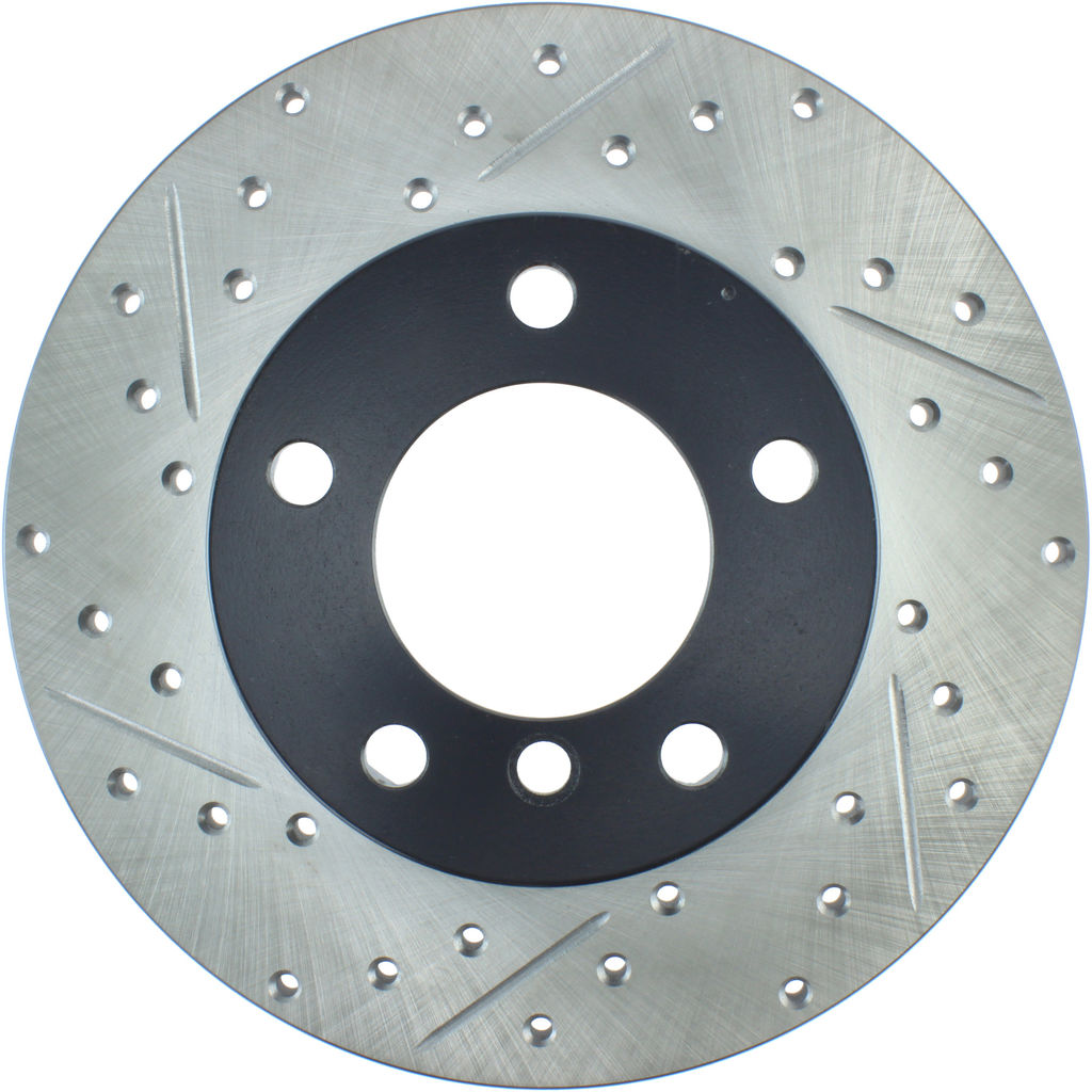 Stoptech 127.34040CR - Sportstop Cryo Drilled and Slotted Brake Rotor