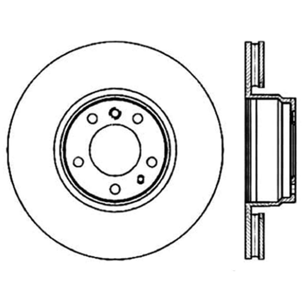 Sport Drilled and Slotted Brake Rotor