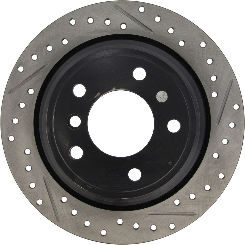 Stoptech 127.34046L - Sport Drilled and Slotted Brake Rotor