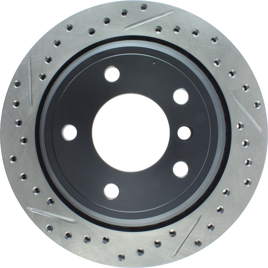 Stoptech 127.34046R - Sport Drilled and Slotted Brake Rotor