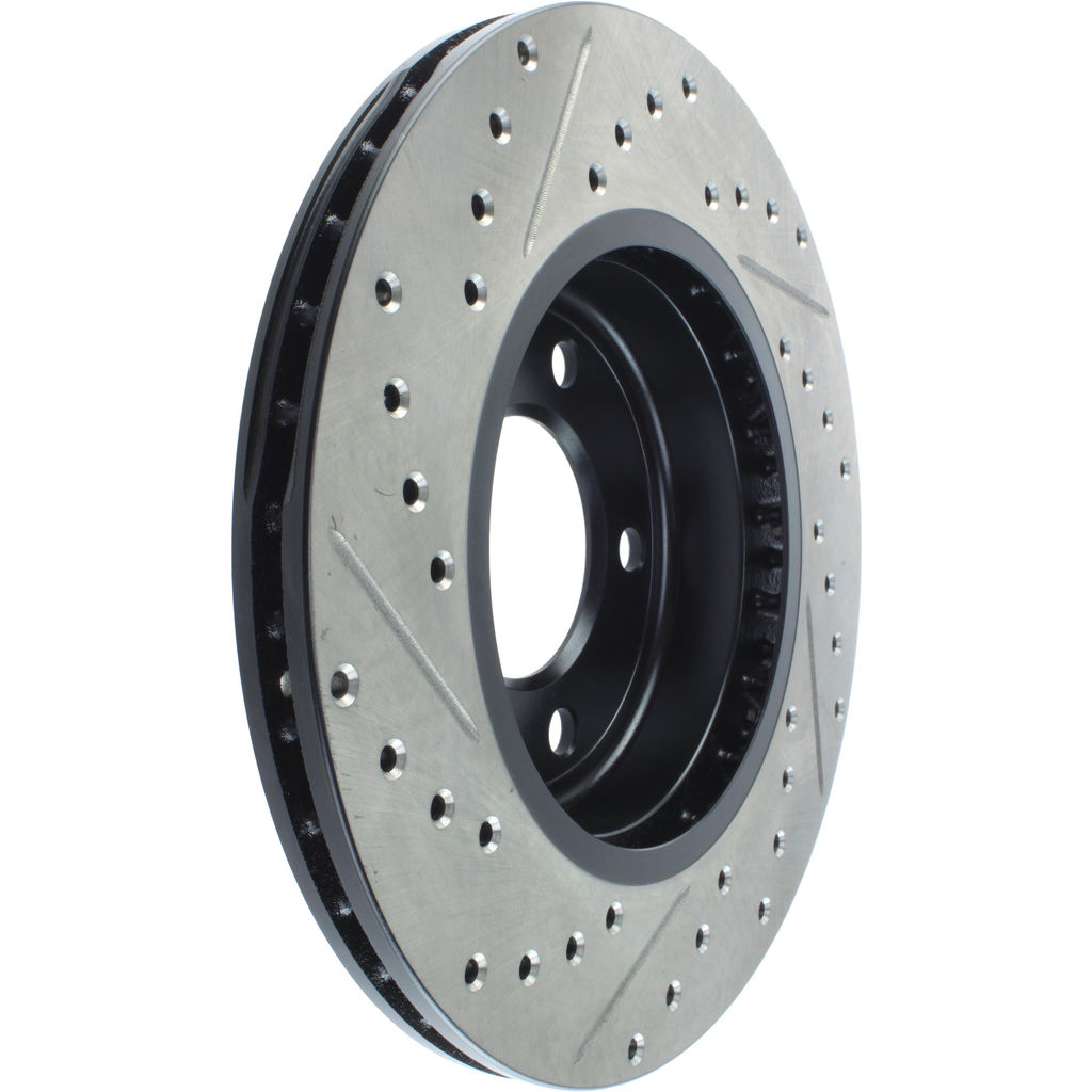 Stoptech 127.34048L - Sport Drilled and Slotted Brake Rotor