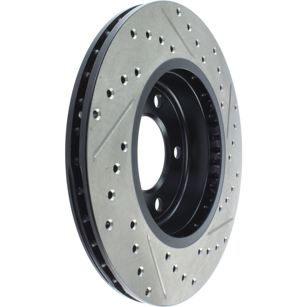 Stoptech 127.34048R - Sport Drilled and Slotted Brake Rotor