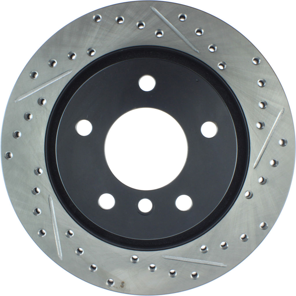 Stoptech 127.34049CL - Sportstop Cryo Drilled and Slotted Brake Rotor