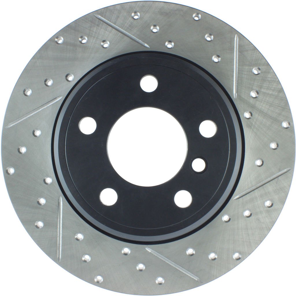 Stoptech 127.34051CL - Sportstop Cryo Drilled and Slotted Brake Rotor