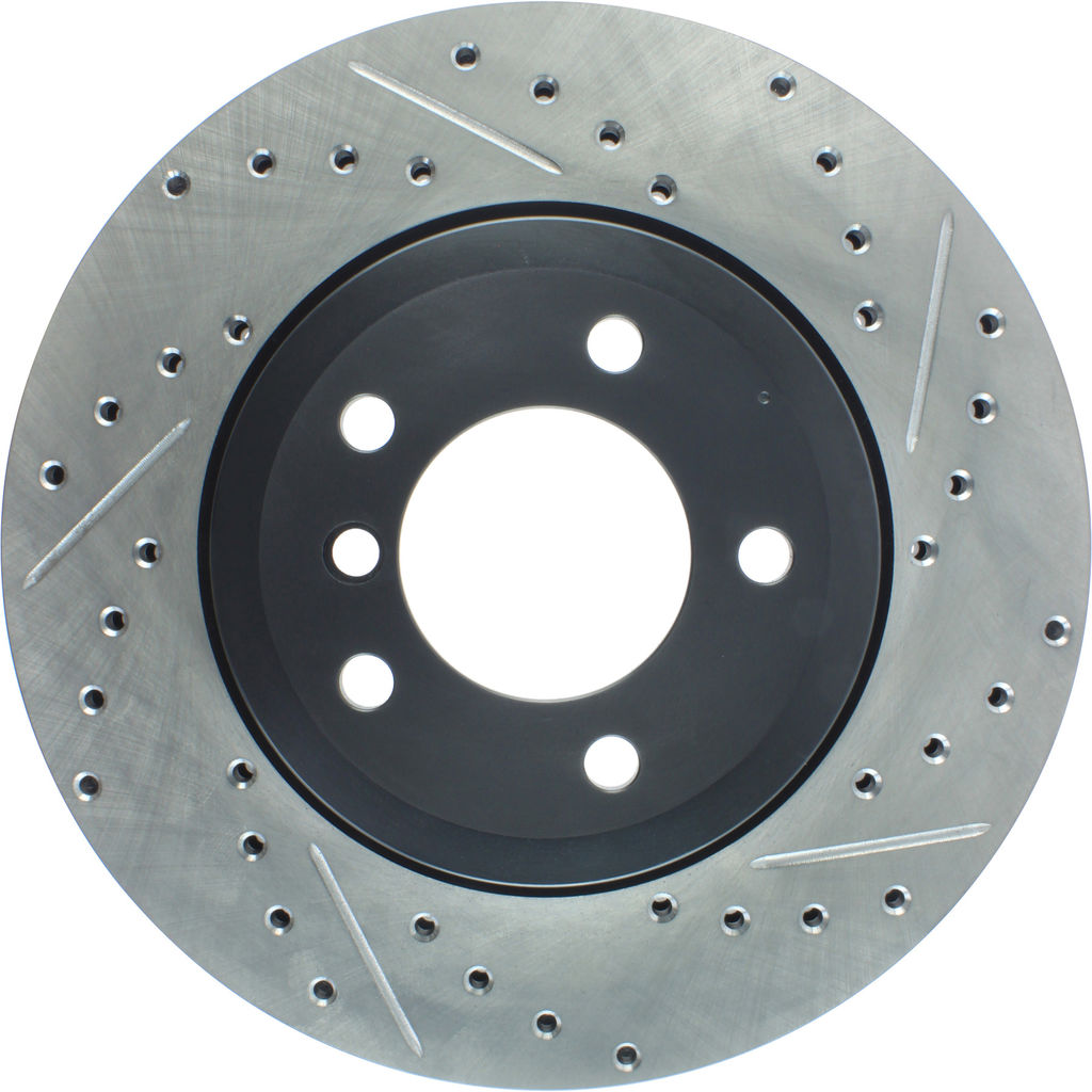 Stoptech 127.34052CL - Sportstop Cryo Drilled and Slotted Brake Rotor