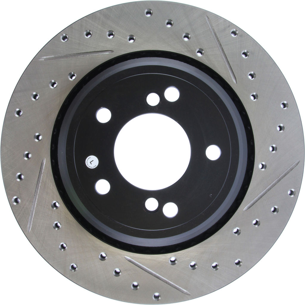 Stoptech 127.34054CL - Sportstop Cryo Drilled and Slotted Brake Rotor