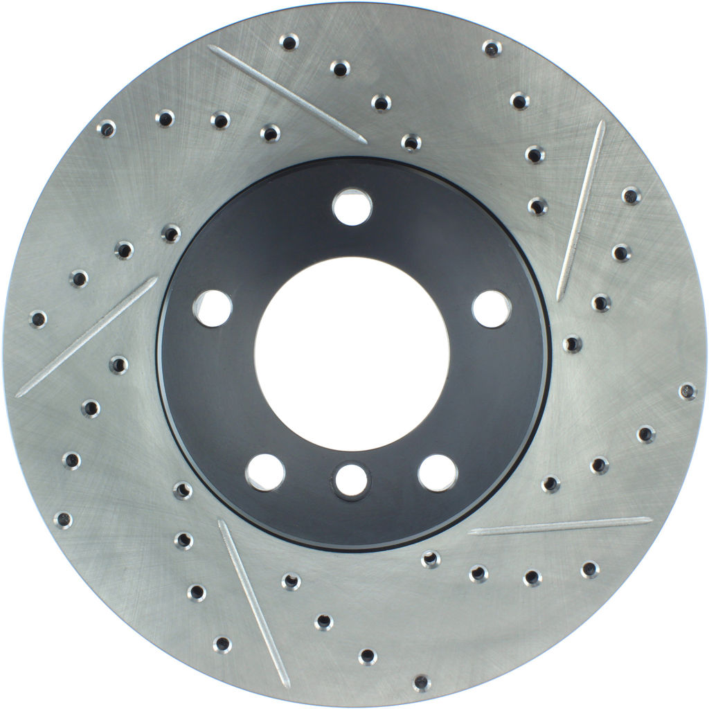 Stoptech 127.34055L - Sport Drilled and Slotted Brake Rotor