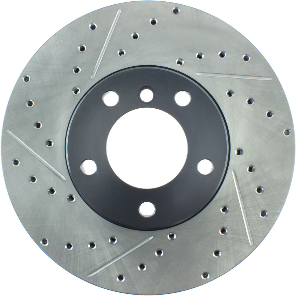 Stoptech 127.34055R - Sport Drilled and Slotted Brake Rotor