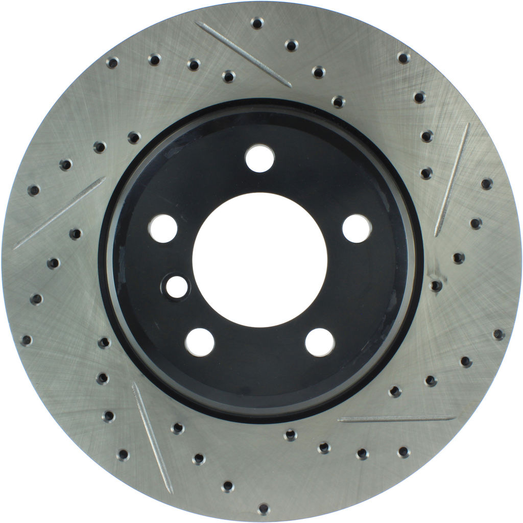 Stoptech 127.34064CL - Sportstop Cryo Drilled and Slotted Brake Rotor