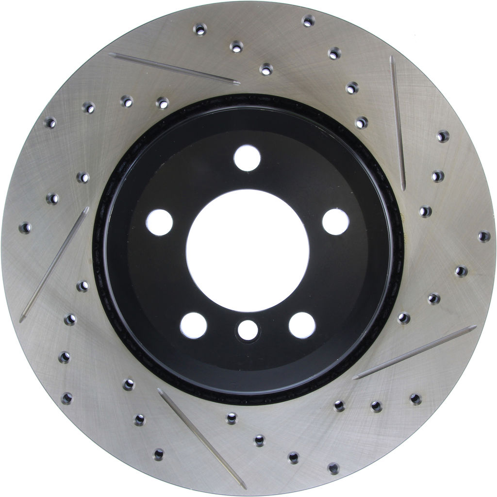 Stoptech 127.34065CL - Sportstop Cryo Drilled and Slotted Brake Rotor