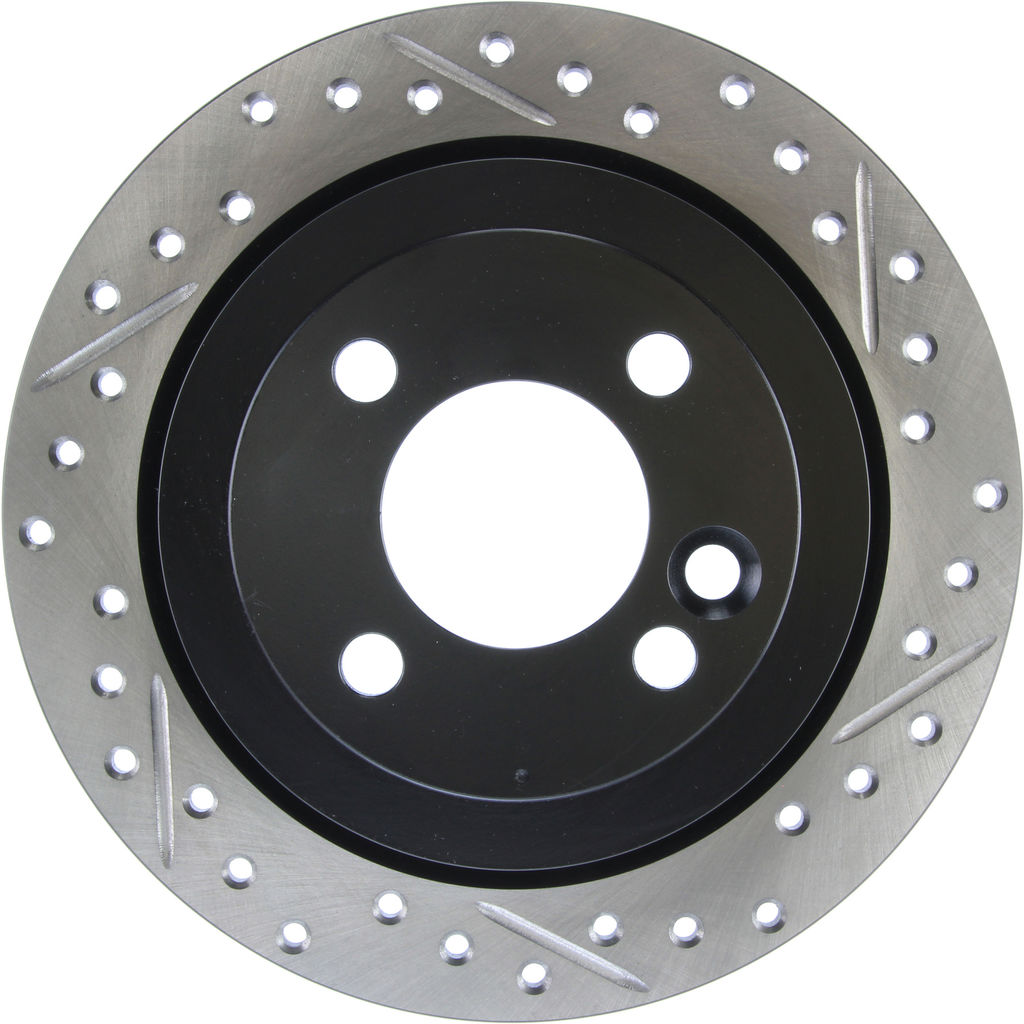 Stoptech 127.34066L - Sport Drilled and Slotted Brake Rotor