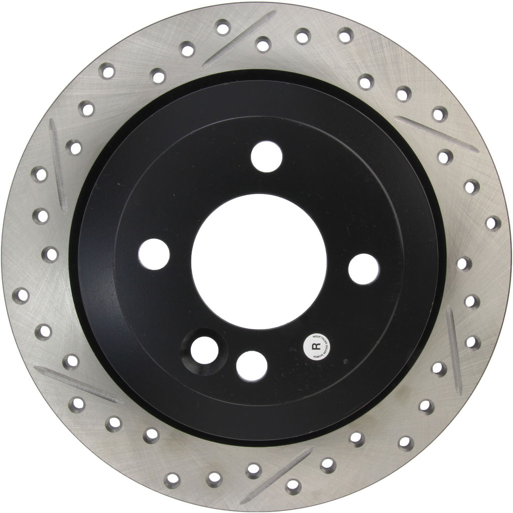 Stoptech 127.34066R - Sport Drilled and Slotted Brake Rotor