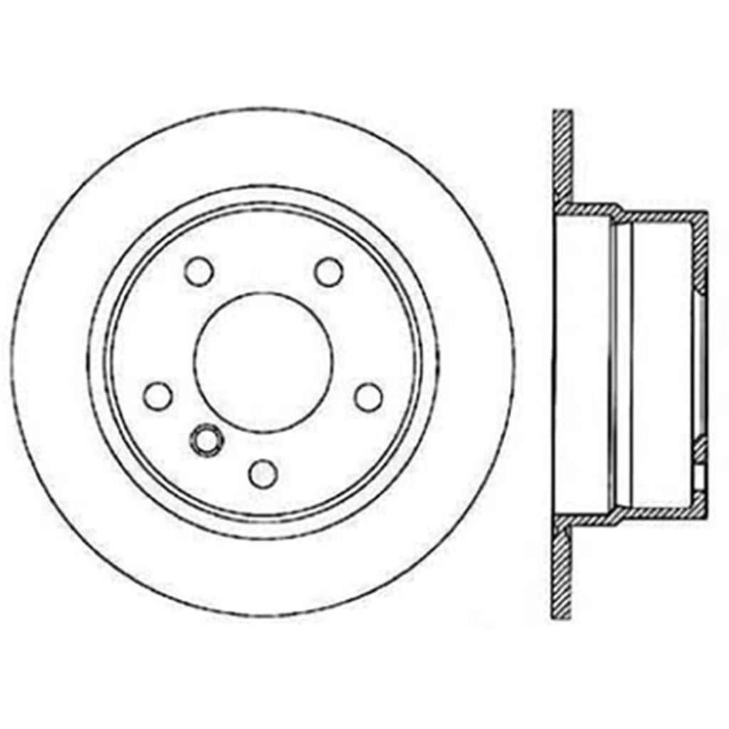 Sport Drilled and Slotted Brake Rotor