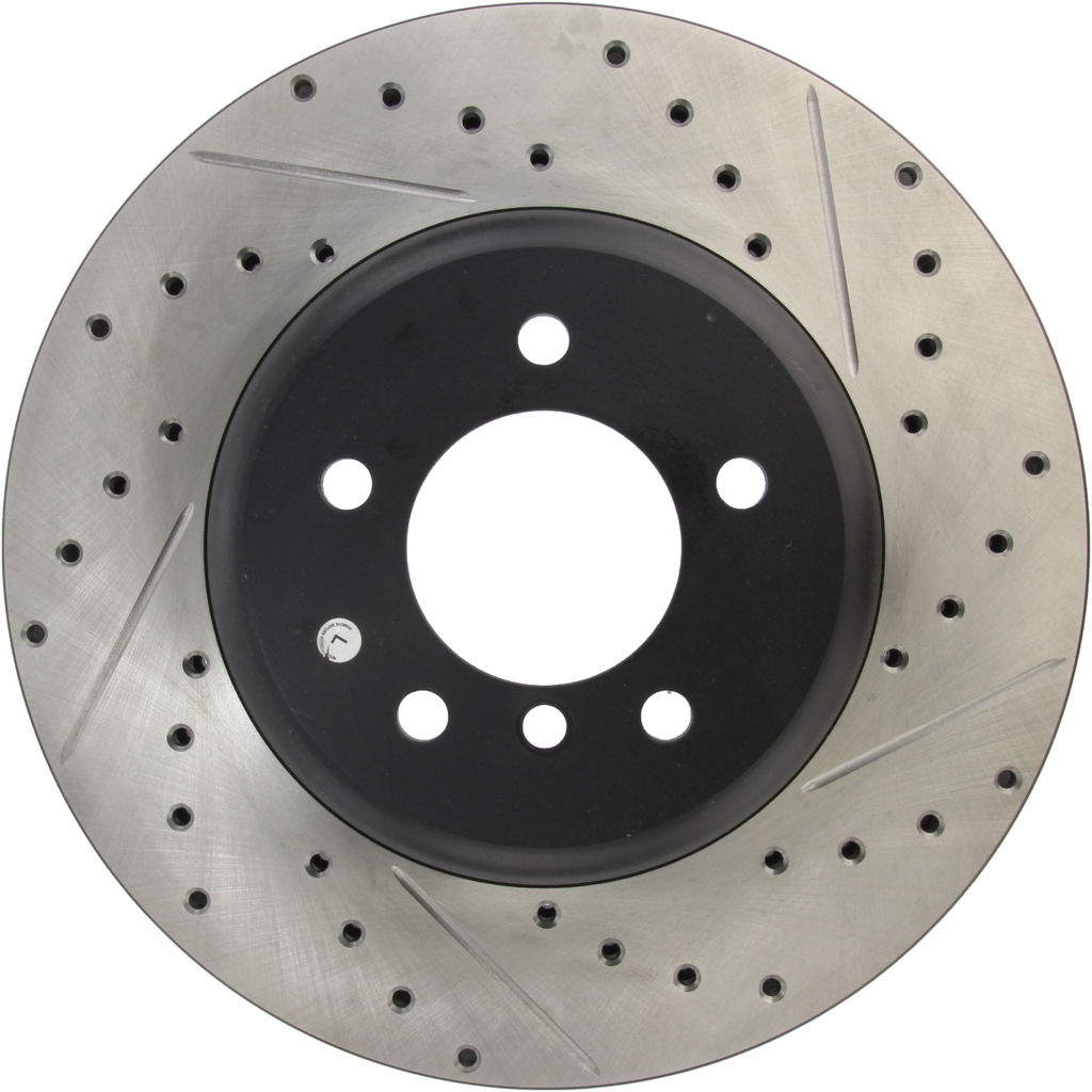 Stoptech 127.34071L - Sport Drilled and Slotted Brake Rotor