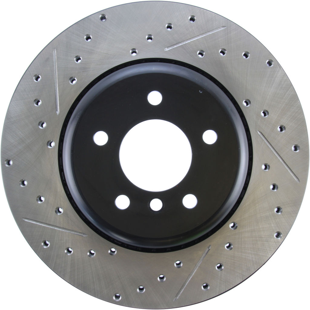 Stoptech 127.34072R - Sport Drilled and Slotted Brake Rotor
