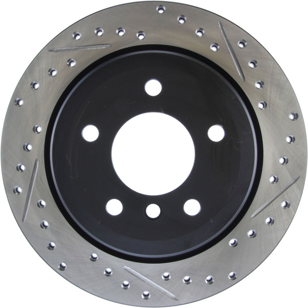 Stoptech 127.34091CL - Sportstop Cryo Drilled and Slotted Brake Rotor