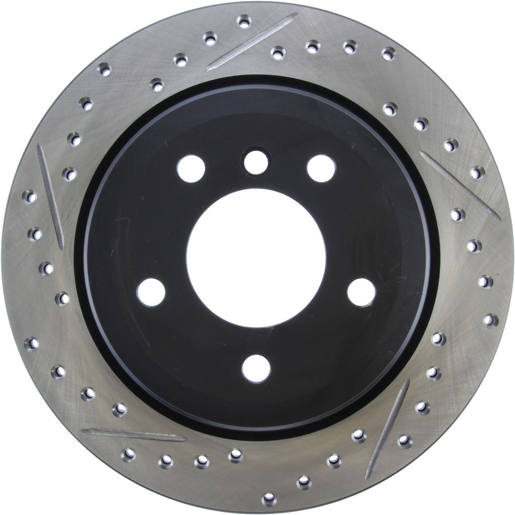 Stoptech 127.34091CR - Sportstop Cryo Drilled and Slotted Brake Rotor