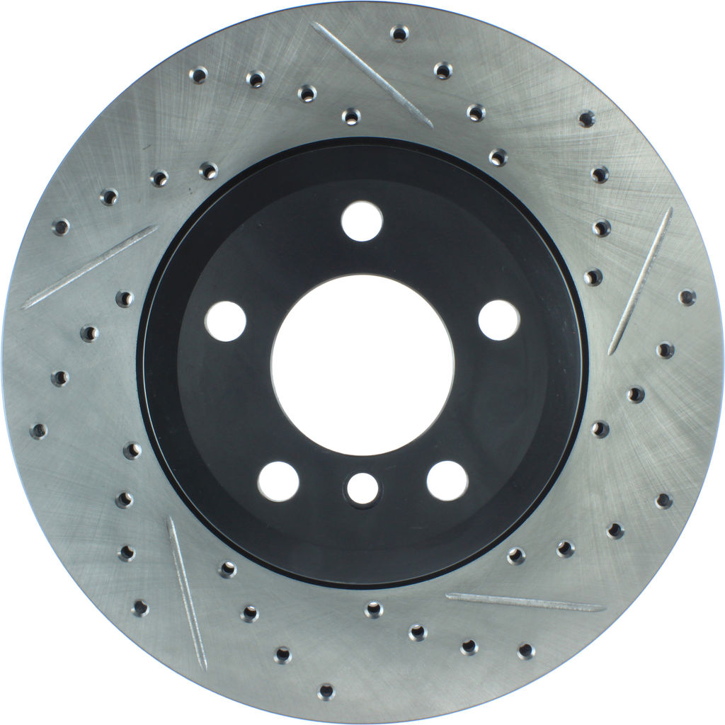 Stoptech 127.34095CL - Sportstop Cryo Drilled and Slotted Brake Rotor