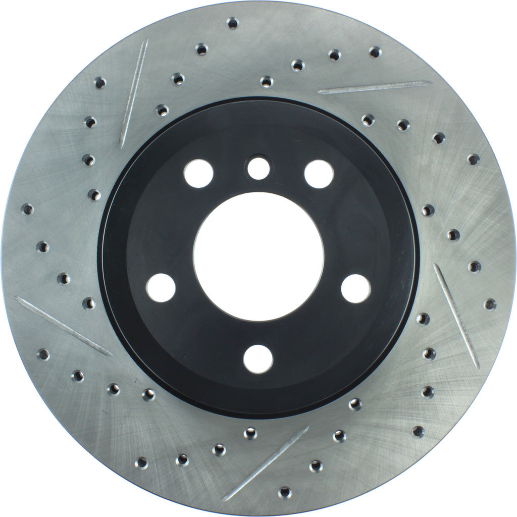 Stoptech 127.34095CR - Sportstop Cryo Drilled and Slotted Brake Rotor