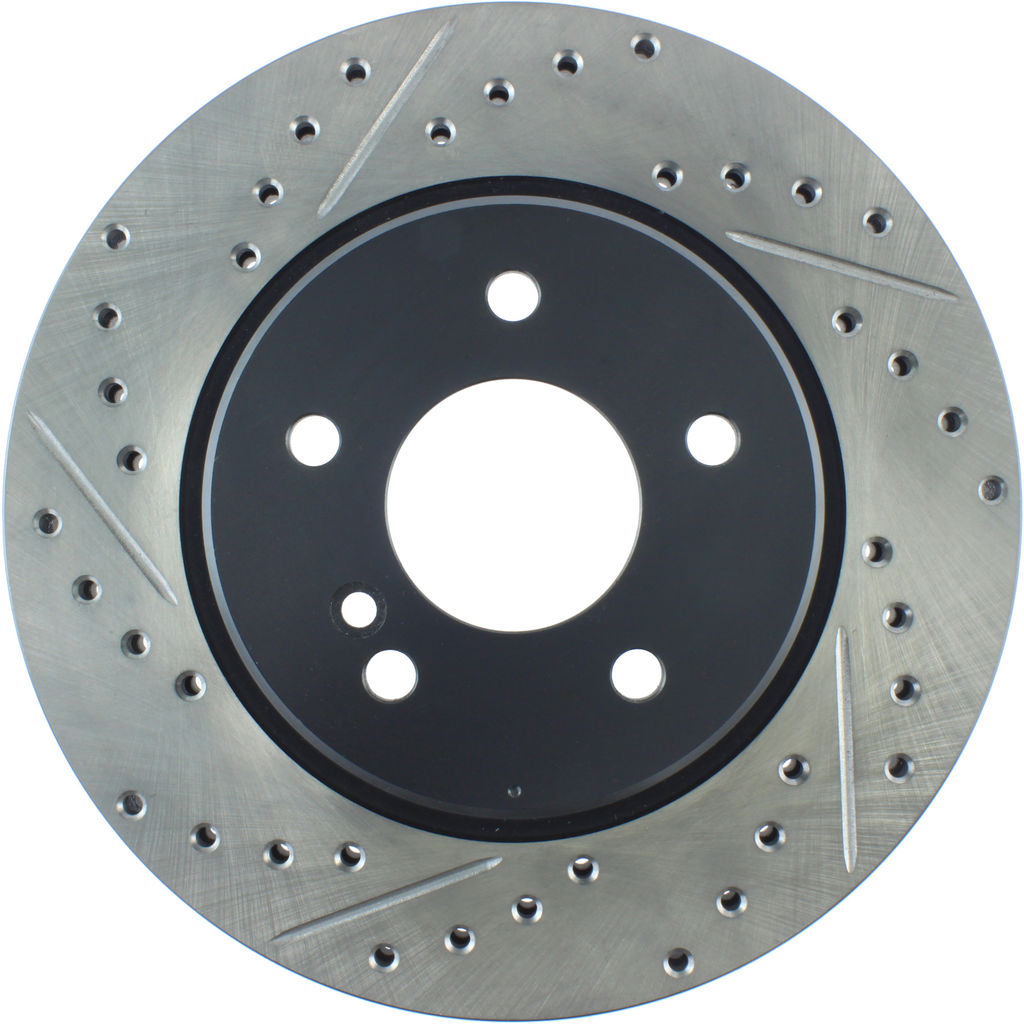 Stoptech 127.34097CR - Sportstop Cryo Drilled and Slotted Brake Rotor