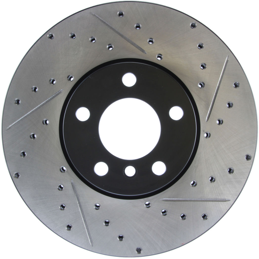Stoptech 127.34098L - Sport Drilled and Slotted Brake Rotor