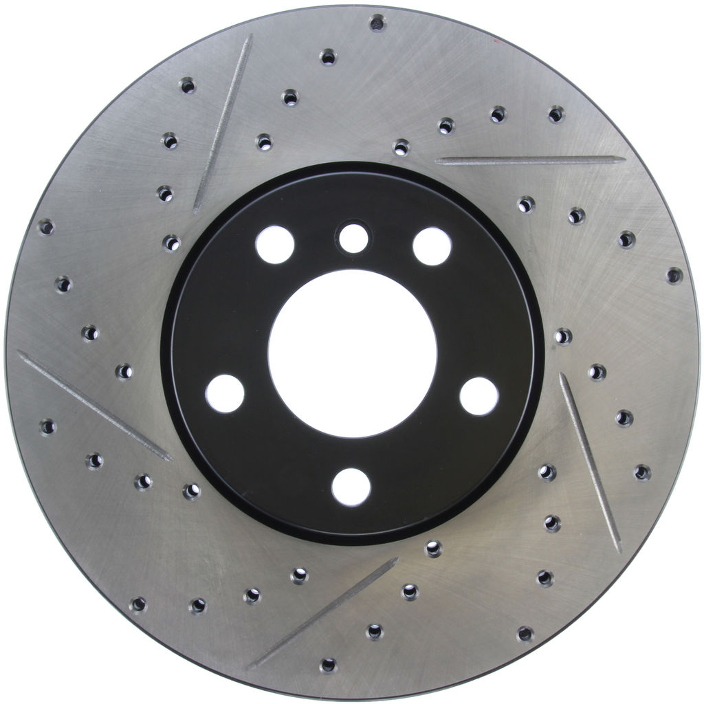 Stoptech 127.34098R - Sport Drilled and Slotted Brake Rotor