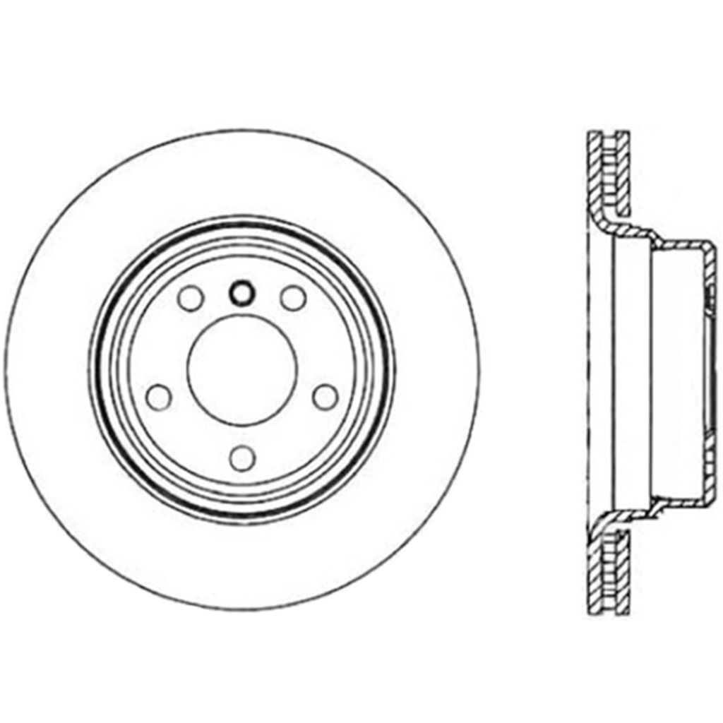 Sport Drilled and Slotted Brake Rotor