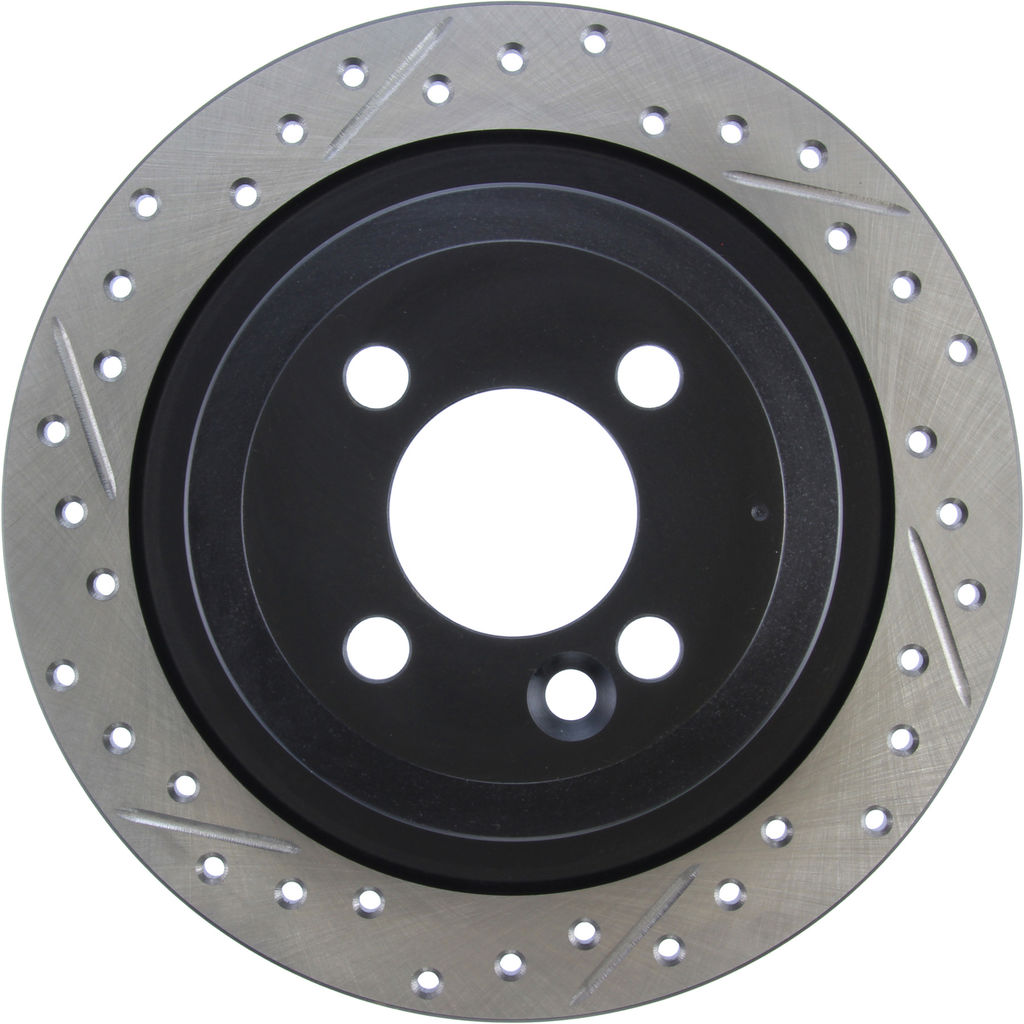 Stoptech 127.34113R - Sport Drilled and Slotted Brake Rotor