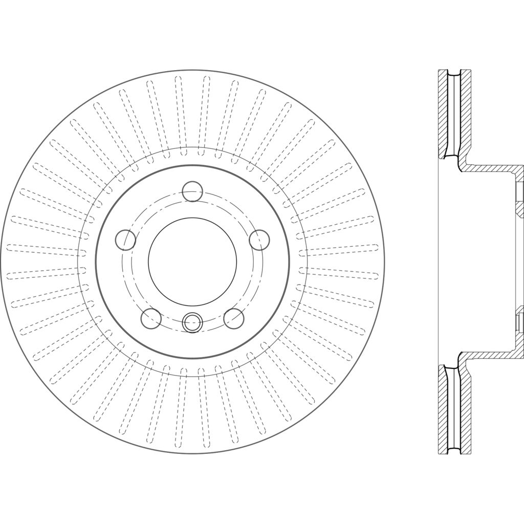 Sport Drilled and Slotted Brake Rotor
